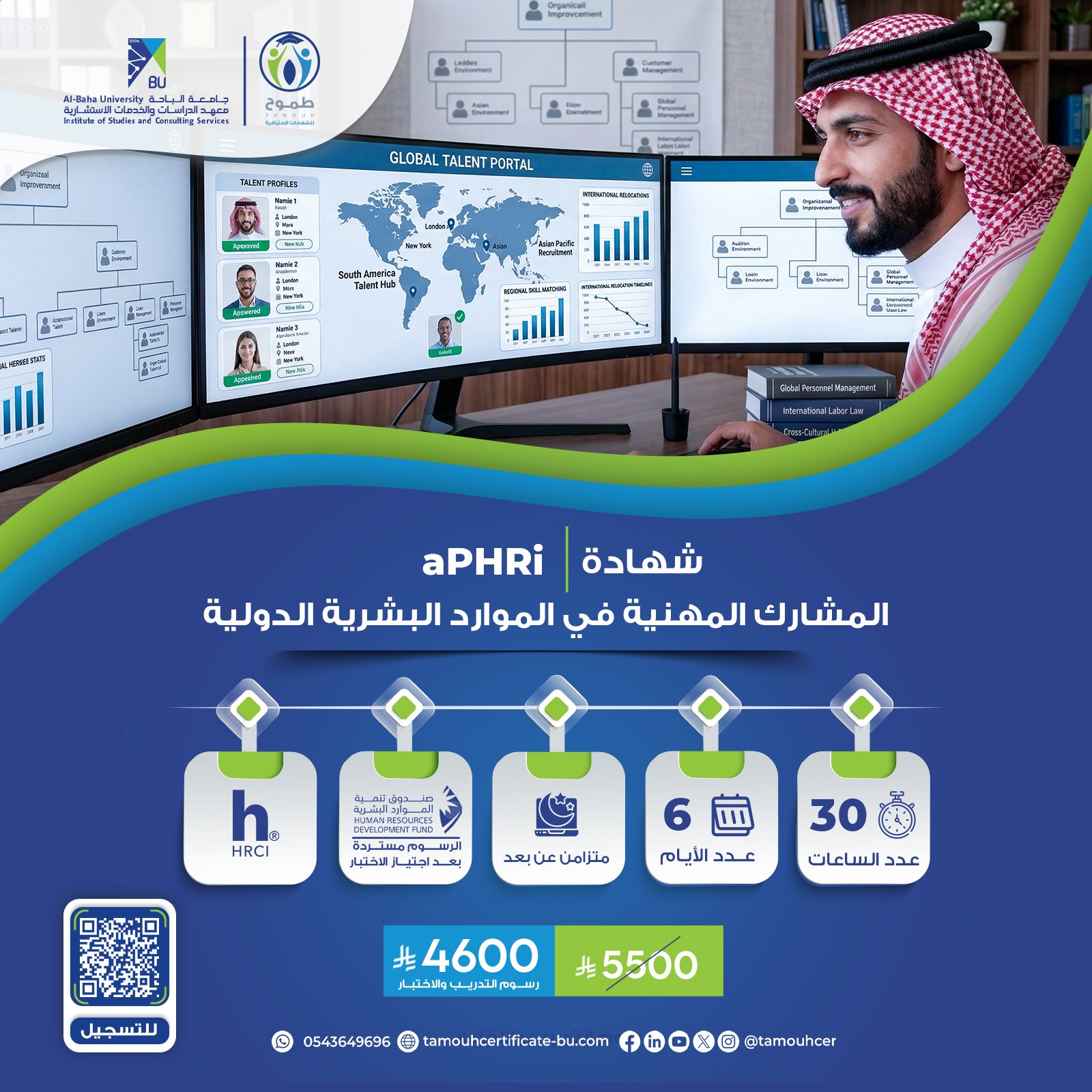 شهادة المشارك المهنية في الموارد البشرية الدولية APHRI